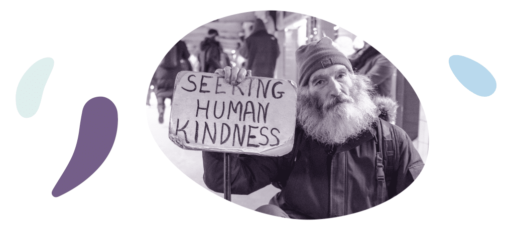 seeking human kindness