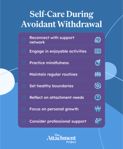 Self Care During Avoidant Withdrawal